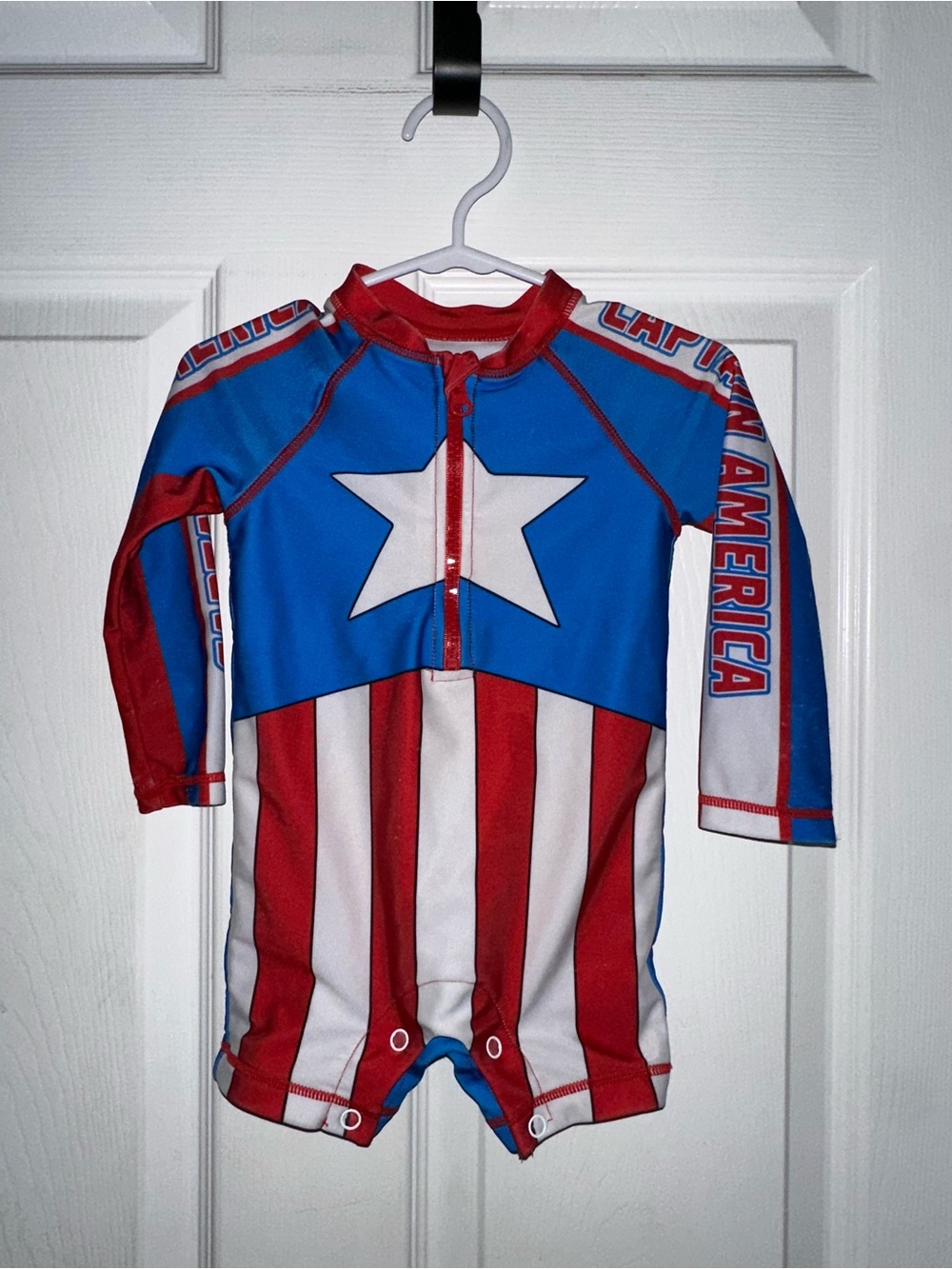 Marvel Captain America Swim Wear Size 12 Months